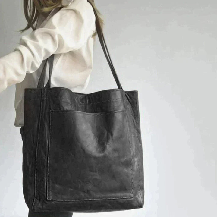 Women's Leather Tote Bag Autumn Shoulder Handbag