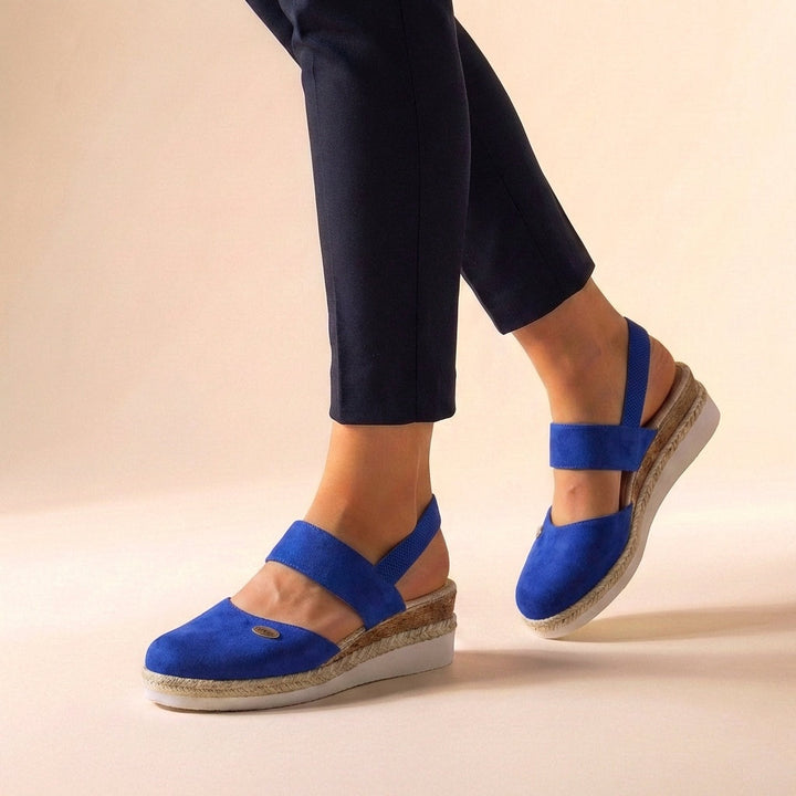 Women's Espadrille Wedge Sandals Canvas Autumn Shoes