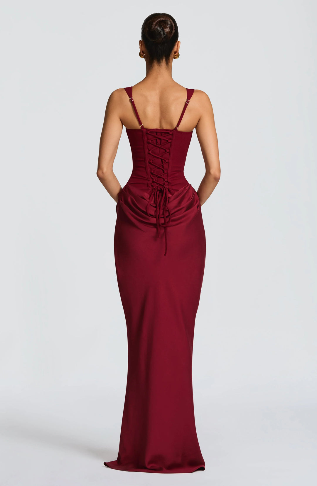 Maxi Dress for Women Fall Bodycon Backless Evening Dress for Weddings and Parties