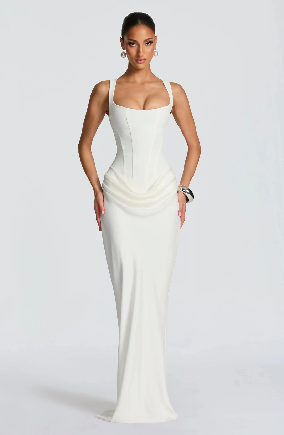 Maxi Dress for Women Fall Bodycon Backless Evening Dress for Weddings and Parties