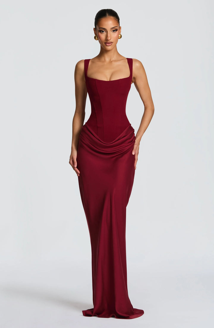 Maxi Dress for Women Fall Bodycon Backless Evening Dress for Weddings and Parties