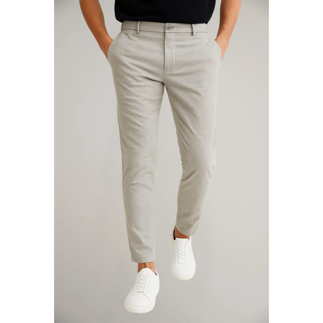 Men's Slim-Fit Mid-Rise Chino Pants