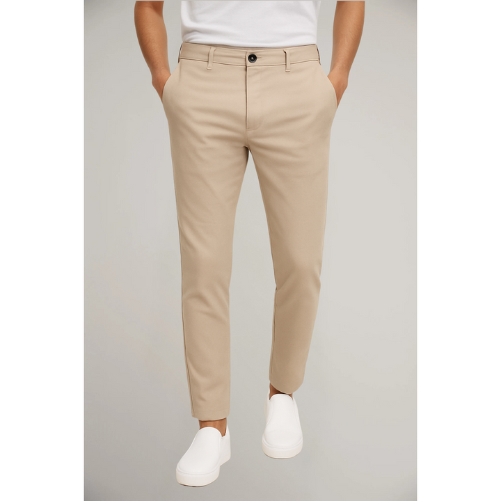 Men's Slim-Fit Mid-Rise Chino Pants