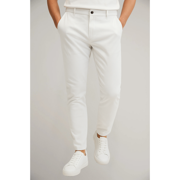 Men's Slim-Fit Mid-Rise Chino Pants