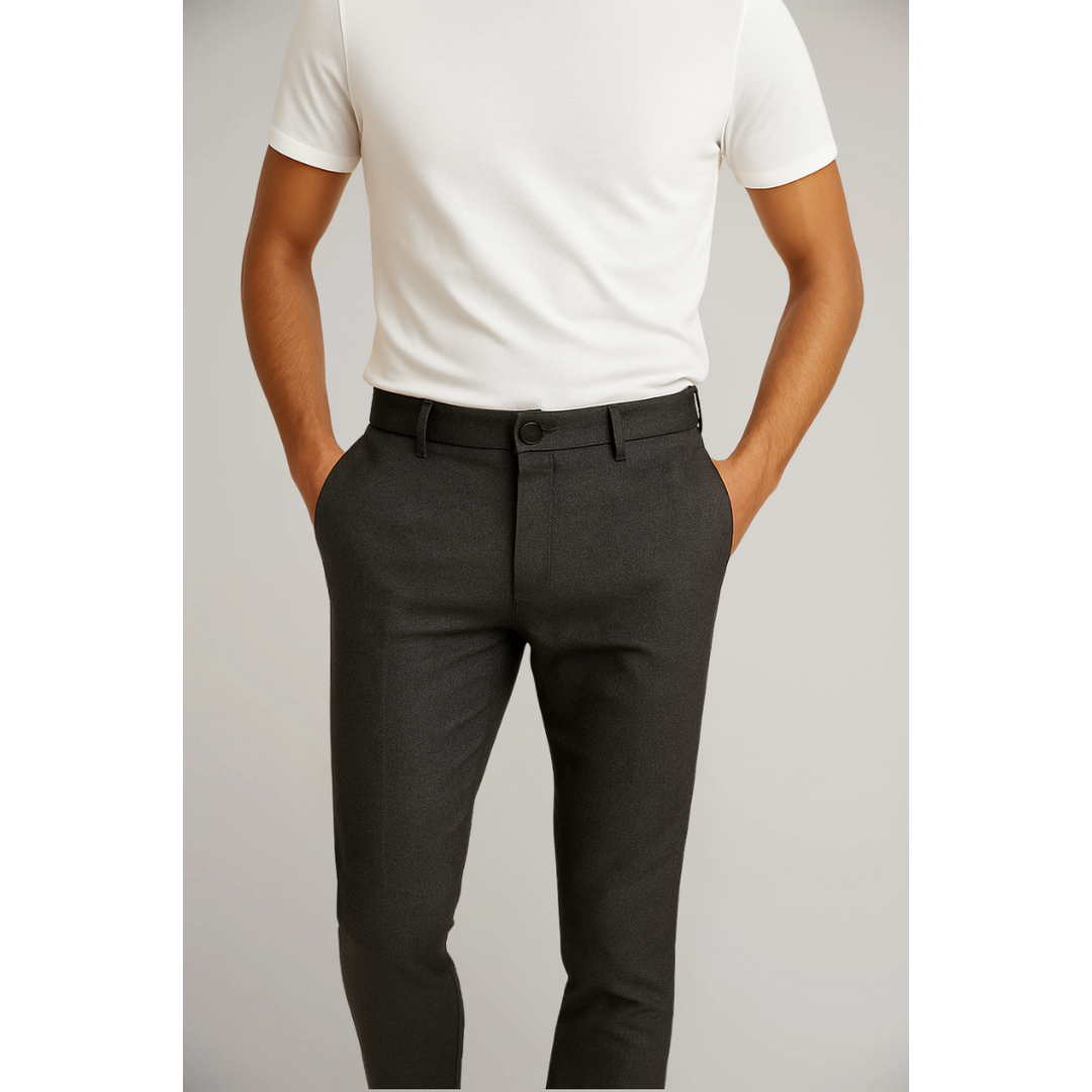 Men's Slim-Fit Mid-Rise Chino Pants