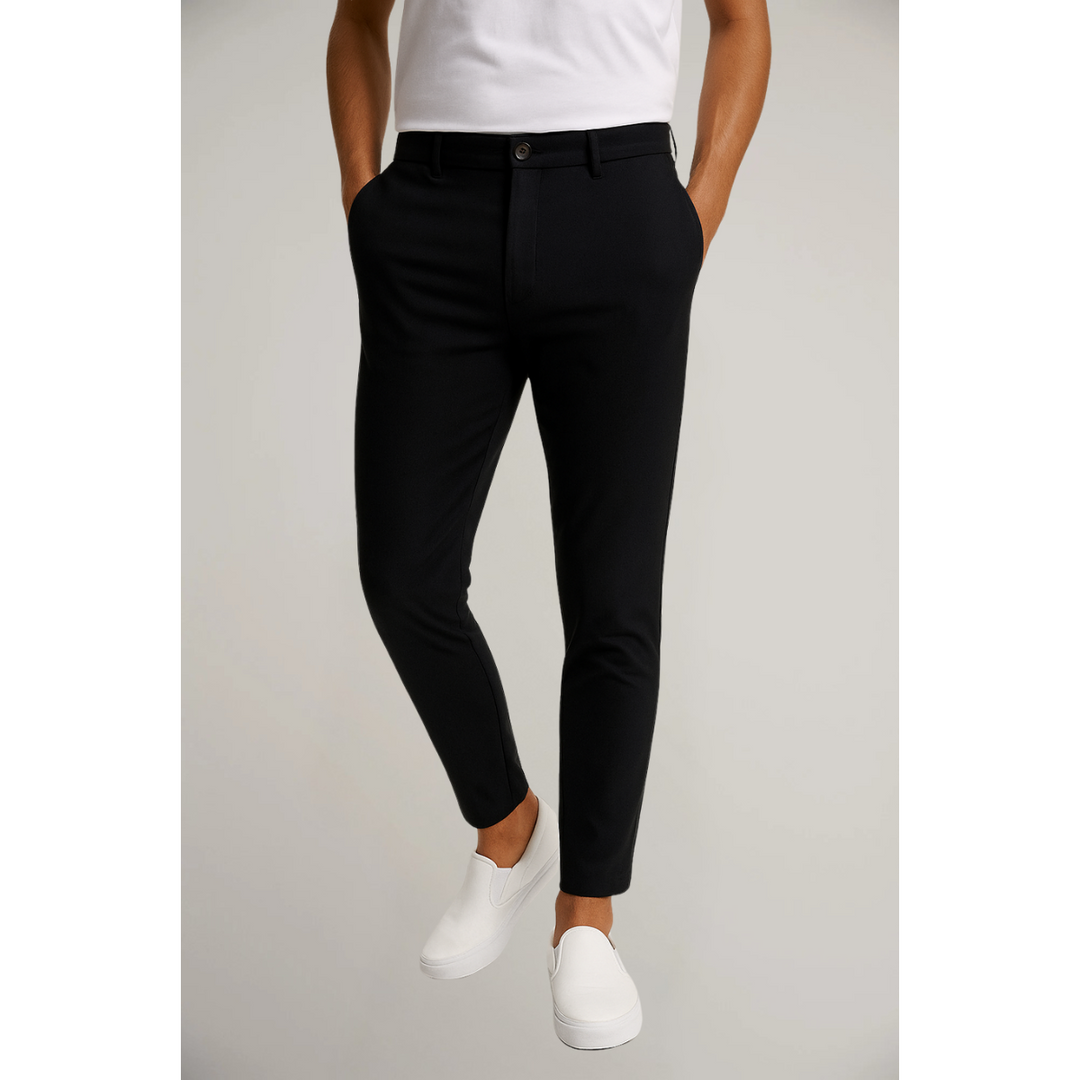 Men's Slim-Fit Mid-Rise Chino Pants
