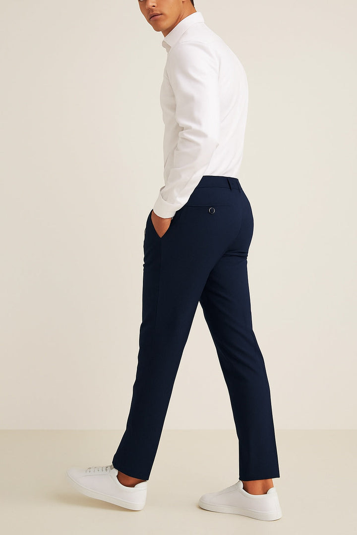 Men's Slim-Fit Mid-Rise Chino Pants
