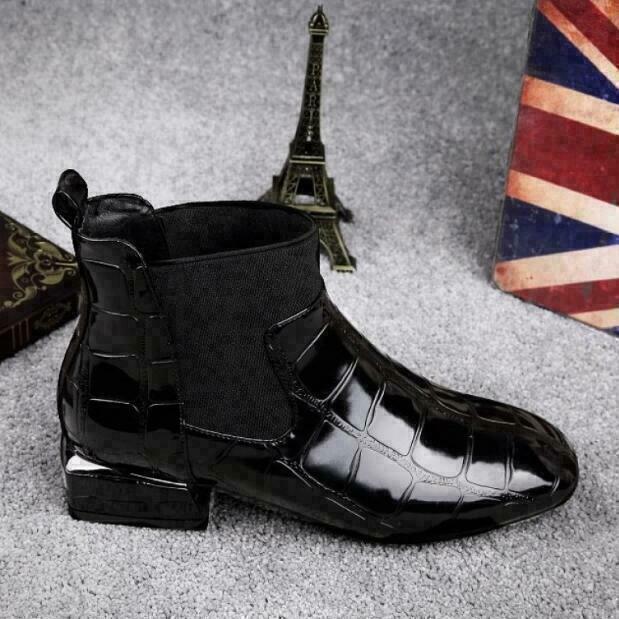 Esther - Luxury Leather High Boots for a Sophisticated Look