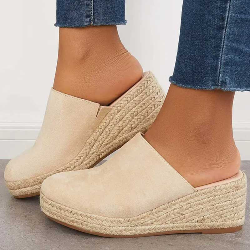 Bohemian Wedge Mules – The Casual Elegance of Summer