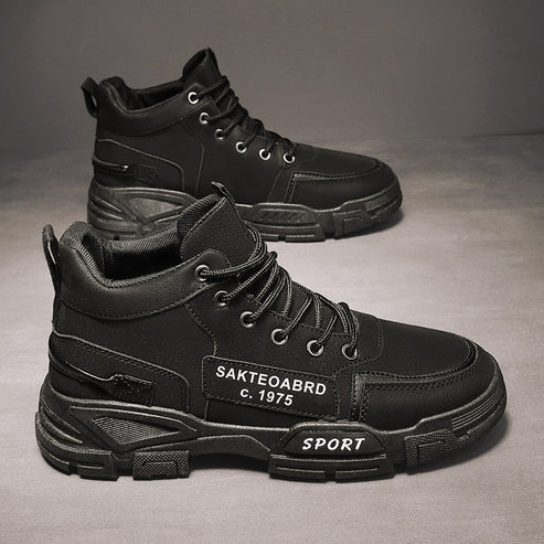 Stylish classic leather boots for men - Marc