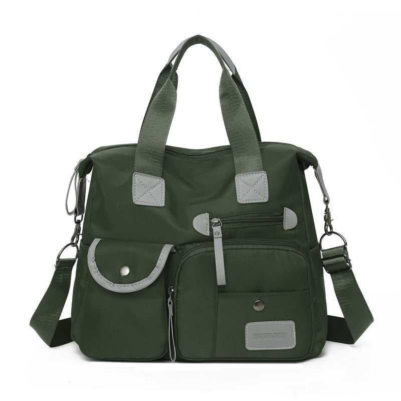 Women's Waterproof Nylon Large Tote Bag Autumn Casual Shoulder Bag
