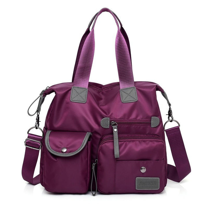 Women's Waterproof Nylon Large Tote Bag Autumn Casual Shoulder Bag