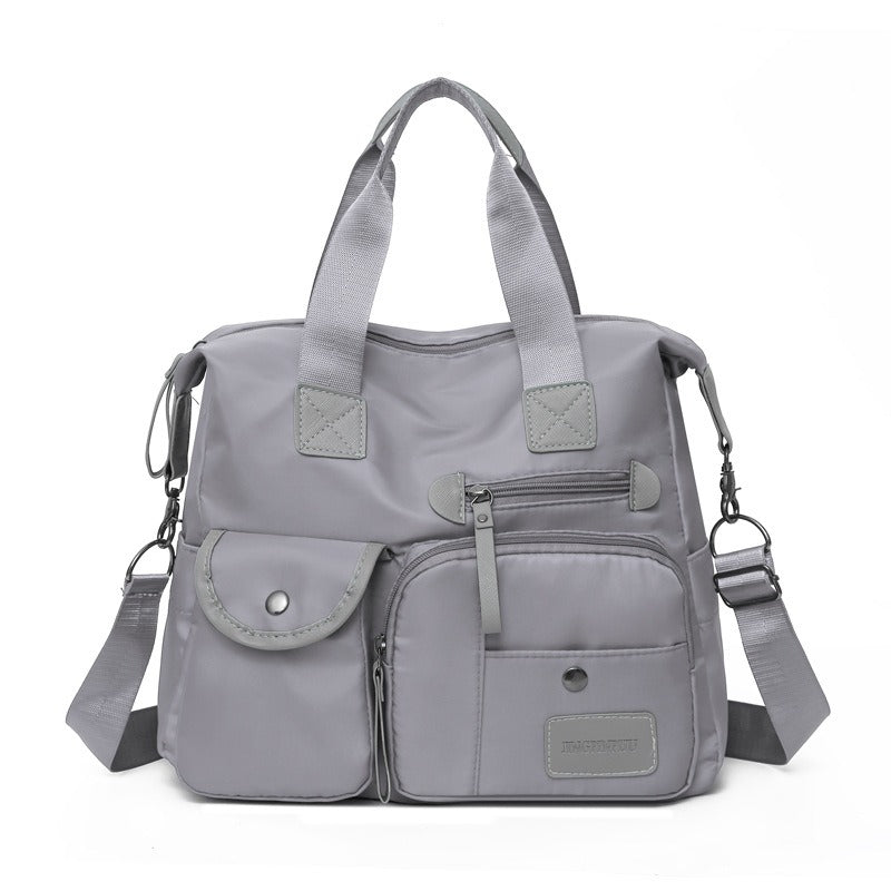 Women's Waterproof Nylon Large Tote Bag Autumn Casual Shoulder Bag