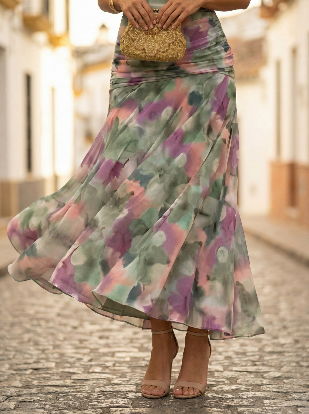 Women's Long Off-Shoulder Evening Dress Elegant Autumn Formal Occasion