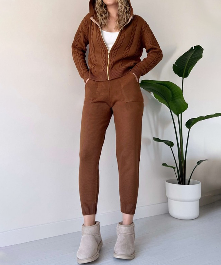 Alira™ - Sweater Cardigan Two-Pieces Set